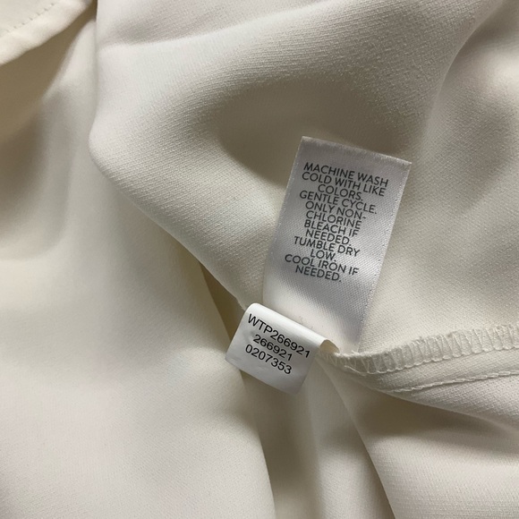 J.Jill Wearever Collection Women's Cream Ivory V-Neck 3/4 Sleeve Top 2X - Picture 6 of 7